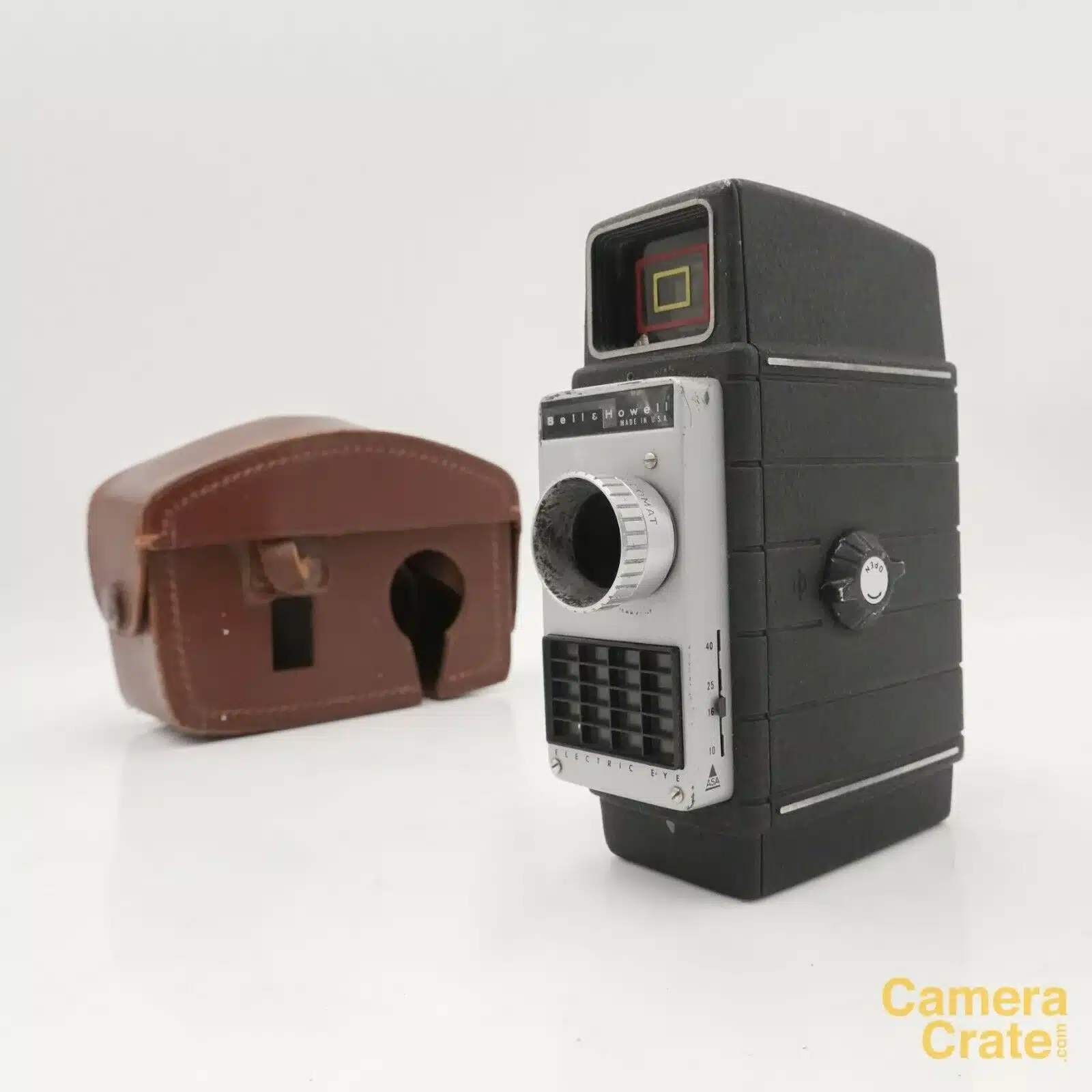 Bell & Howell 8mm Electric Eye Camera Bag Reels Manual Stick