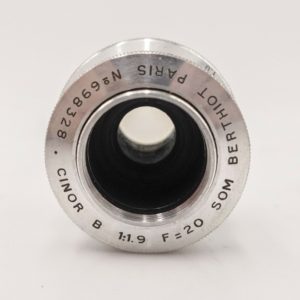 SOM Berthiot Pan Cinor 20-60mm f/2.8 Lens-Istruzioni Manuale #OT-2398 