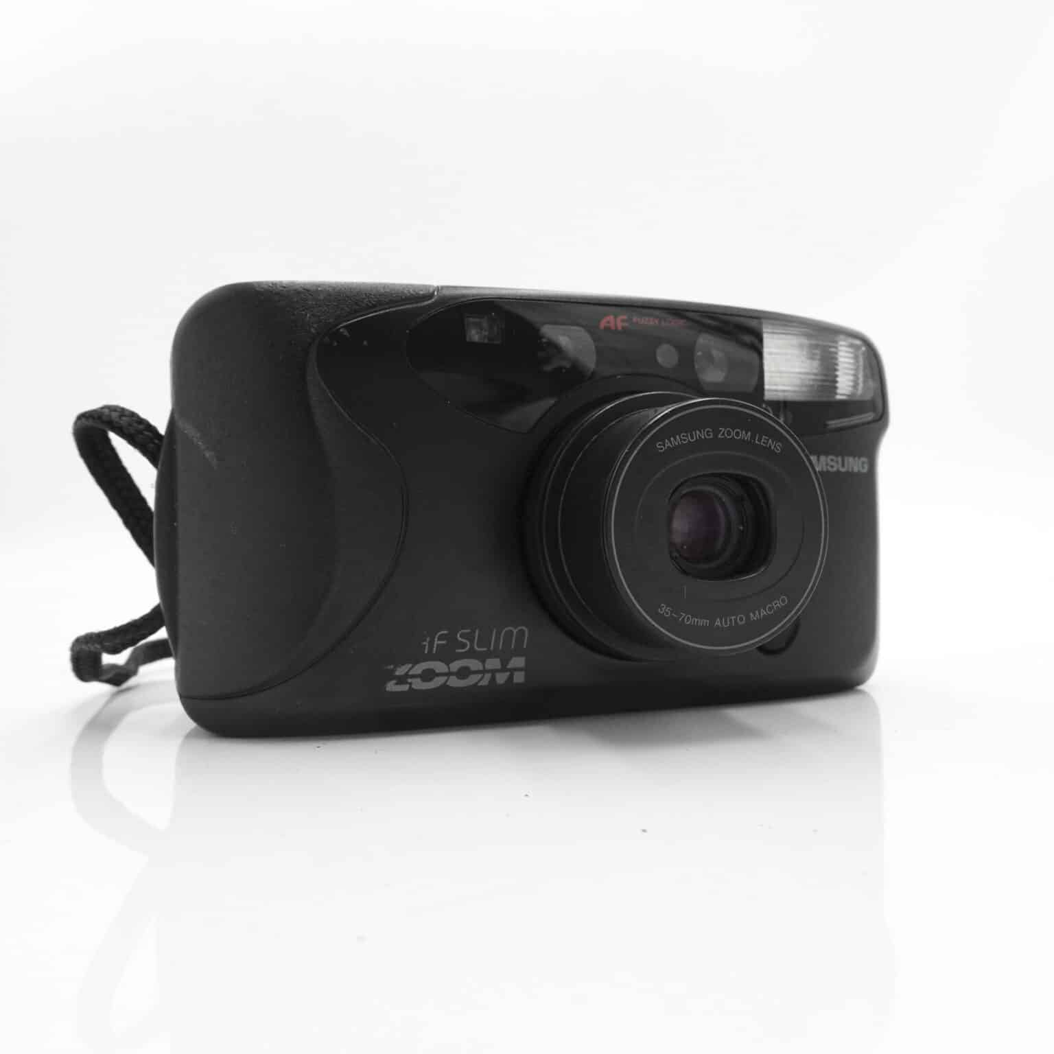 Samsung AF Slim Zoom Compact Point And Click 35mm Film Camera ...