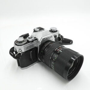 Canon AE-1 35mm Film Silver SLR Camera - Good, with 35-70mm f/4 Lens